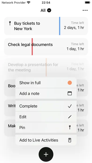 تصاویر Deadline App